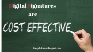 Digital Signatures are Cost Effective