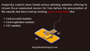 Phishing Websites behind The OSCARS